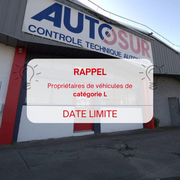 Propriétaires de véhicules de catégorie L, attention à l'amende